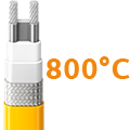 Промышленные cверхвысокотемпературные греющие кабели до 400-800°C